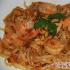 Funchoza with shrimp and vegetables, recipe for Funchoza with shrimp in soy sauce