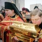 Які святині привозили до Росії і скільки віруючих вони збирали Храм христа рятівника, коли привезуть мощі спіридона